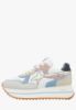 Immagine di SCARPE W6YZ DONNA SNEAKERS IN SUEDE E TESSUTO TECNICO DEVA-1N74 BIANCO/BEIGE/CELESTE