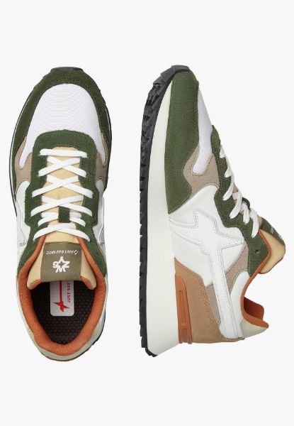 Immagine di SCARPE W6YZ UOMO SNEAKERS IN SUEDE E TESSUTO TECNICO YAK-2F26 VERDE/BIANCO