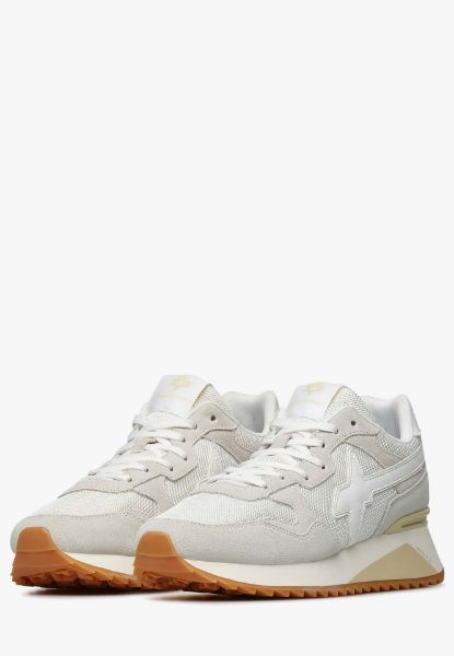Immagine di SCARPE W6YZ UOMO SNEAKERS IN SUEDE E NYLON YAK-1N21 BIANCO