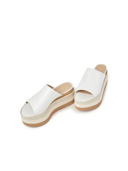 Immagine di SANDALI PALOMA BARCELO'100% Pelle DONNA SCARPE ALICE BIANCO