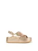 Immagine di SANDALI PALOMA BARCELO' DONNA 100% Pelle BASIMA-METAL ORO 