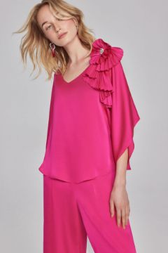 Visualizza i dettagli per . BLUSA JOSEPH RIBKOFF DONNA 241767 FUXIA Immagine di . BLUSA JOSEPH RIBKOFF DONNA 241767 FUXIA