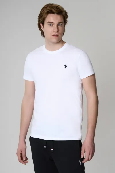 Picture of . T-SHIRT U.S.POLO ASSN UOMO MEN 49351 67359 BIANCO