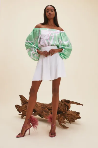 Bild von . BLUSA NENETTE DONNA FLOWERS FANTASIA
