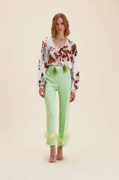 Immagine di . PANTALONE NENETTE DONNA EPLUM2 VERDE