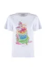Immagine di . MAGLIA T-SHIRT DONNA NENETTE DERIK BIANCO