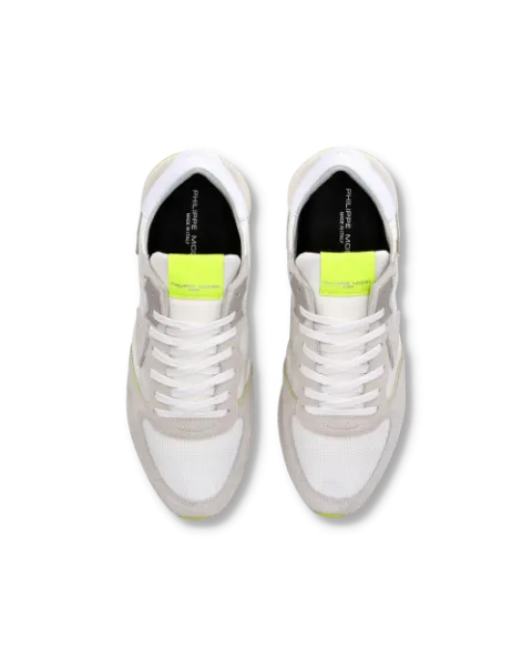 Immagine di SNEAKERS SCARPE PHILIPPE MODEL TRPX UOMO TZLU WNL2 BIANCO/LIME